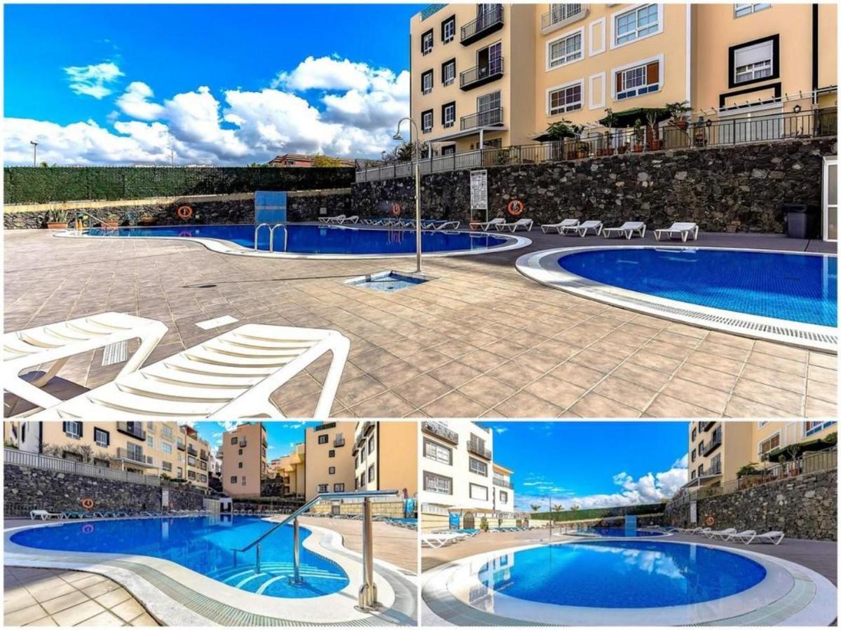 Ocean View 2 Bedroom Roofterrace Apartment In Costa Adeje カジャオ・サルバヘ エクステリア 写真